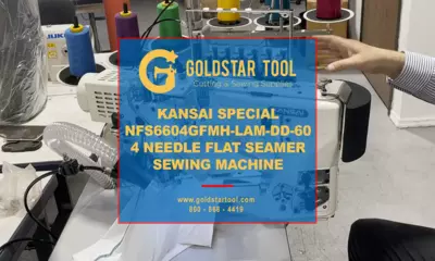 Product Showcase - Kansai Special NFS6604GFMH-LAM-DD-60 Flat Seamer Sewing Machine -Goldstartool.com